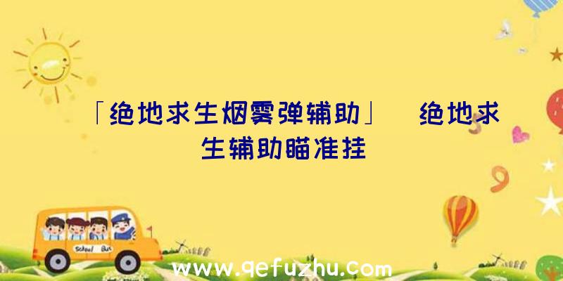 「绝地求生烟雾弹辅助」|绝地求生辅助瞄准挂